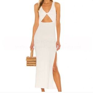 L*Space Nico Dress Cream with Cutouts NWT